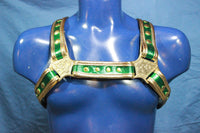 Leprechaun Bulldog Harness - front view