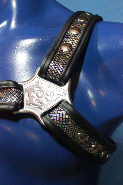 Holographic Tribal Bulldog Harness - view 10