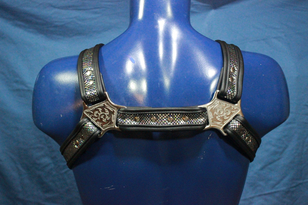 Holographic Tribal Bulldog Harness - view 2