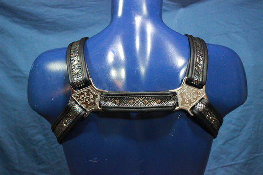 Holographic Tribal Bulldog Harness - view 2
