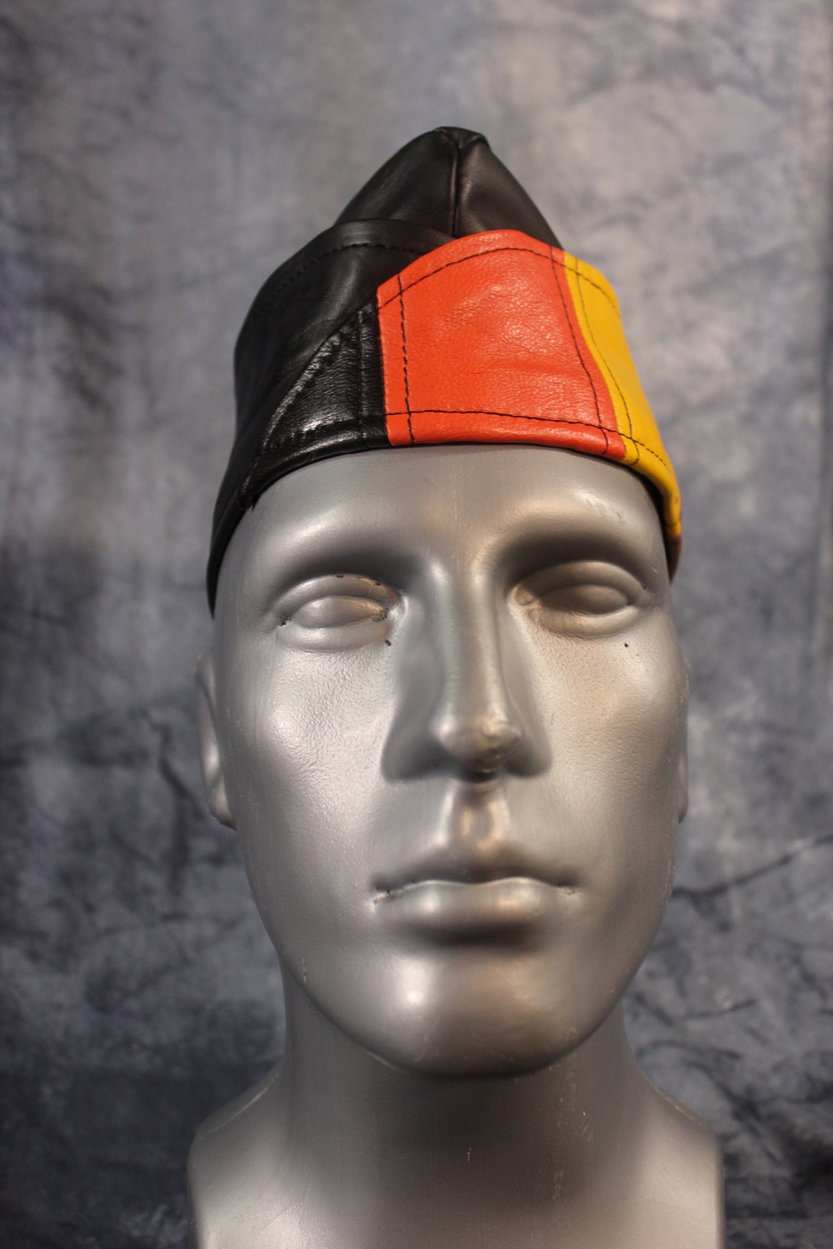 Bear Pride Leather Garrison Cap - view 2