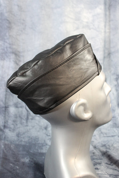 Bear Pride Leather Garrison Cap - view 12
