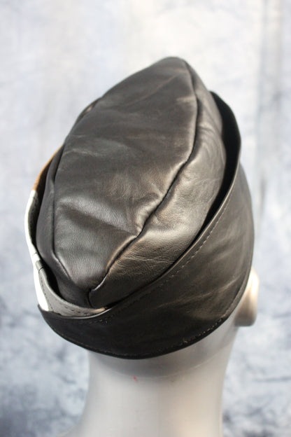 Bear Pride Leather Garrison Cap - view 10