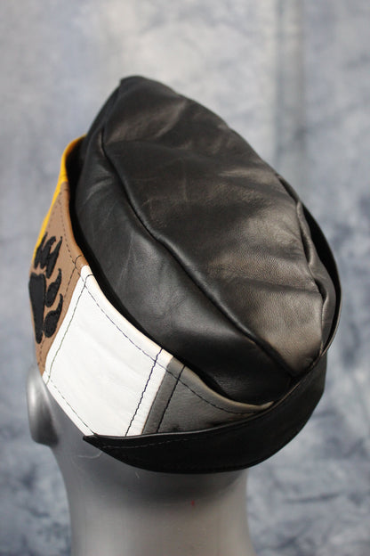 Bear Pride Leather Garrison Cap - view 9