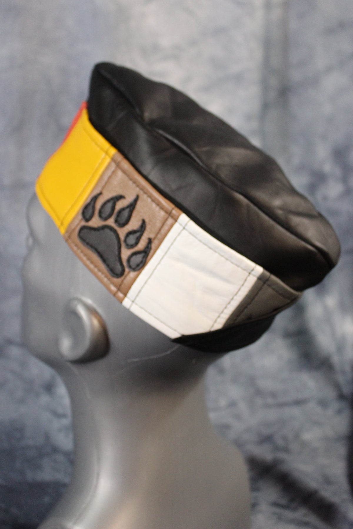 Bear Pride Leather Garrison Cap - view 8