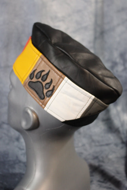 Bear Pride Leather Garrison Cap - view 8