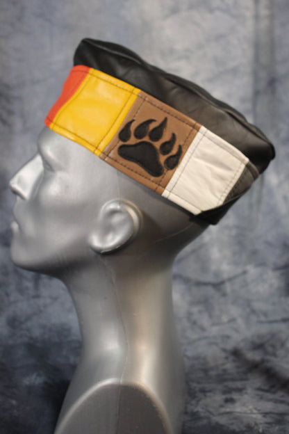 Bear Pride Leather Garrison Cap - view 7