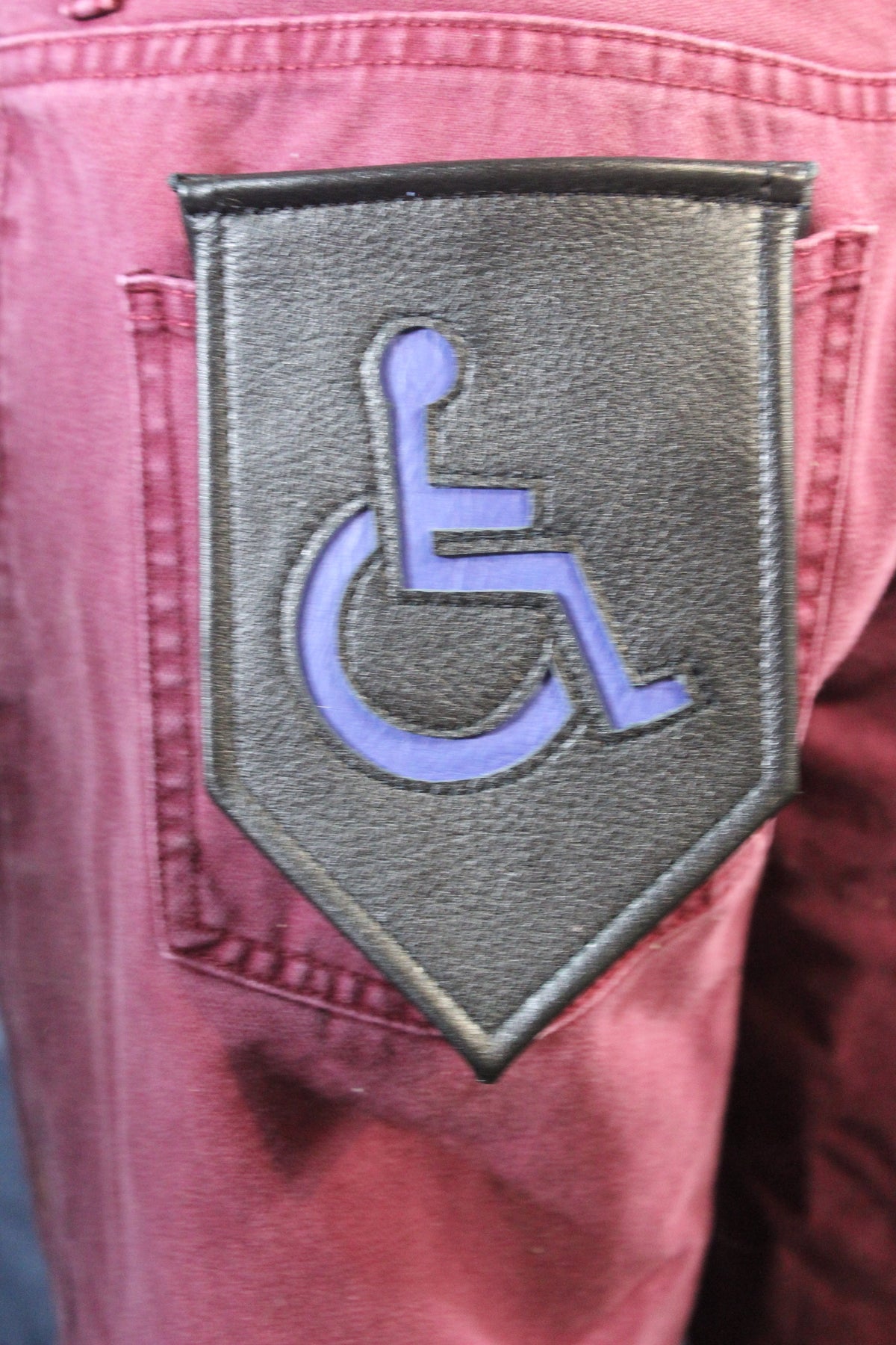 Disability Awareness Pocket Flag - front view