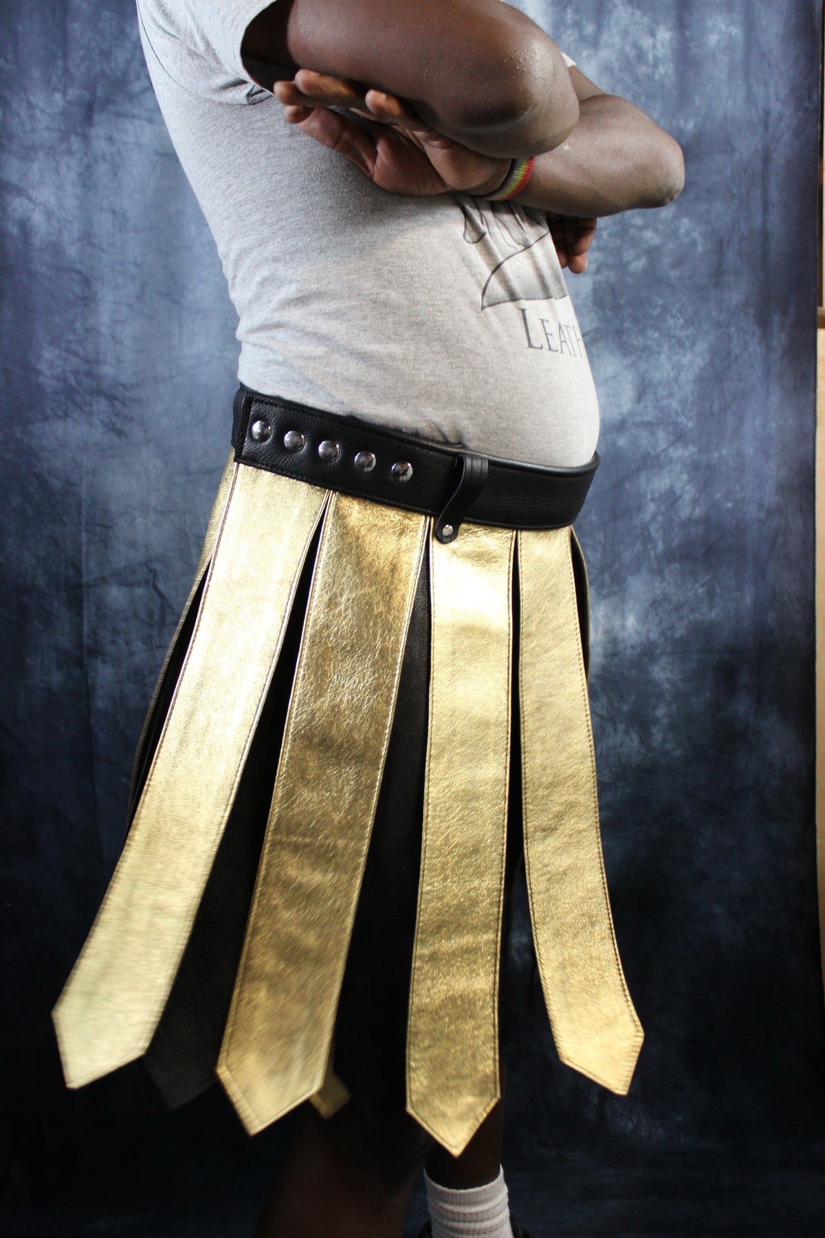 Leather Gladiator Kilt - view 3