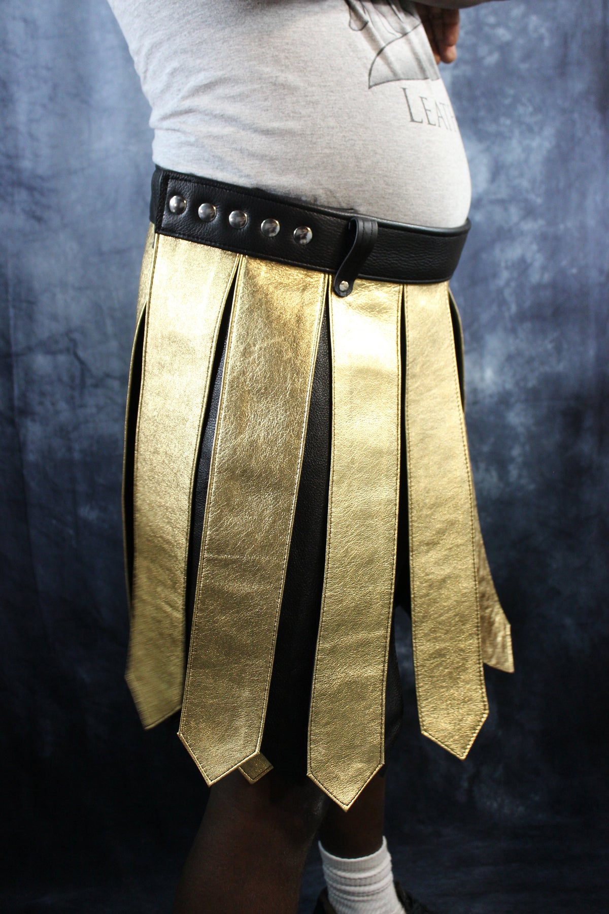 Leather Gladiator Kilt - view 9
