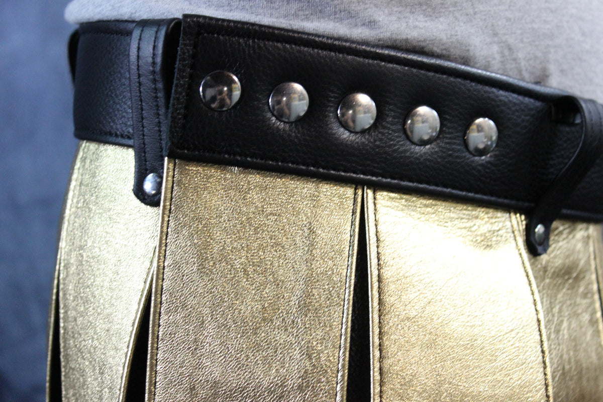 Leather Gladiator Kilt - view 10