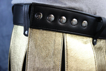 Leather Gladiator Kilt - view 10