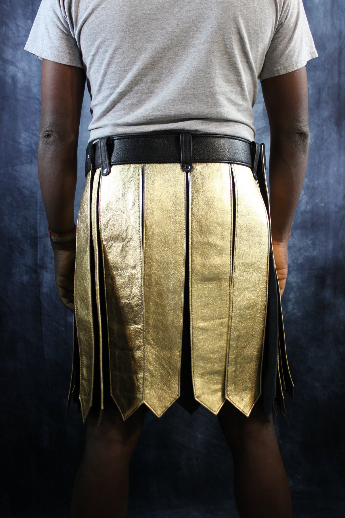 Leather Gladiator Kilt - view 11