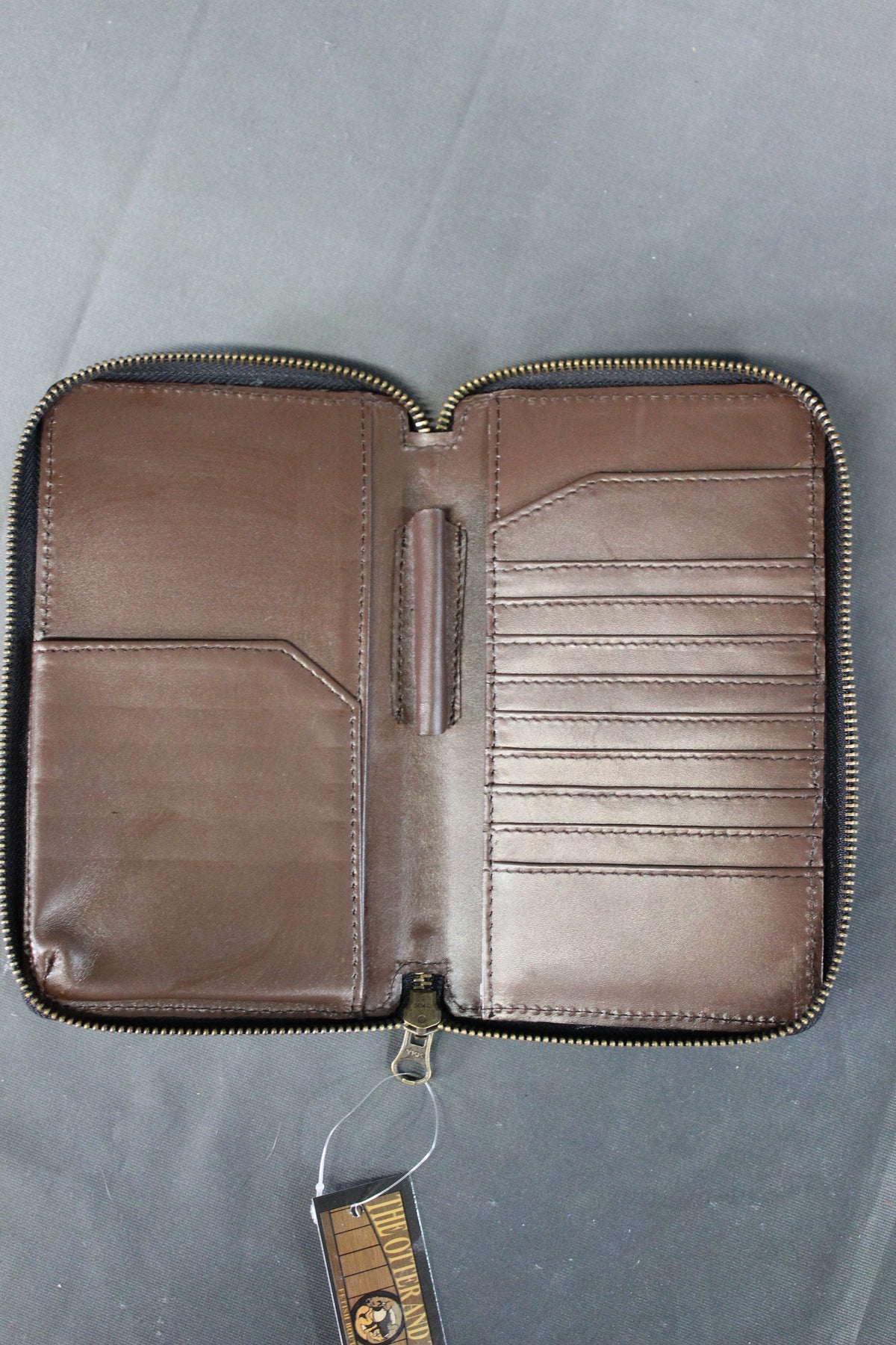 Leather Passport Wallet by The Otter and the Fox - front view