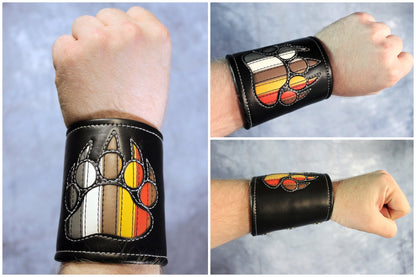 Bear Pride Bracers - Pair - front view