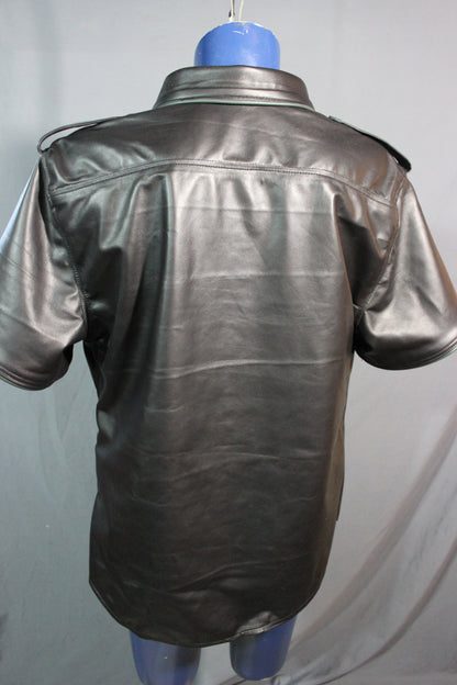 Formal Leather Dress Shirt - view 31