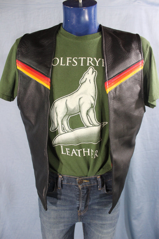 Bar Vest with 3 Shoulder Stripes - front view