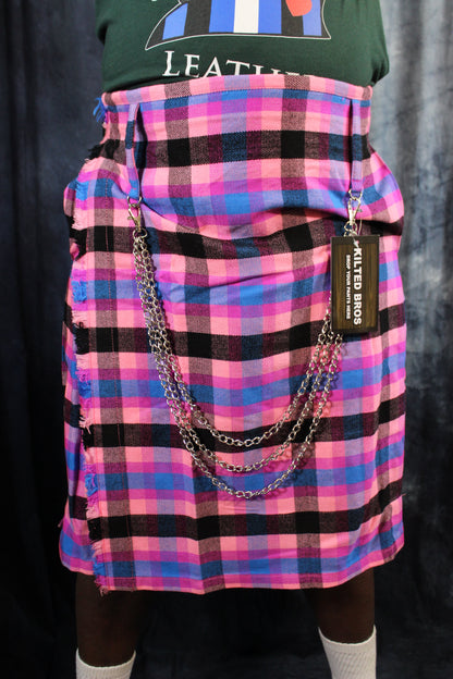 Bi-Sexual Pride Tartan Kilt - view 4