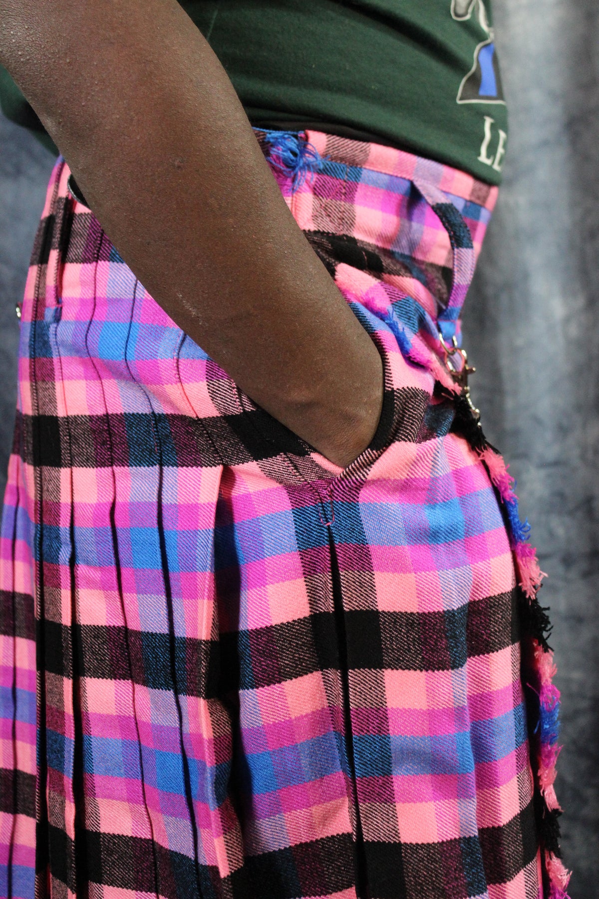 Bi-Sexual Pride Tartan Kilt - view 2