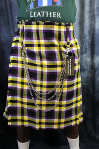 Non-Binary Pride Tartan Kilt - front view