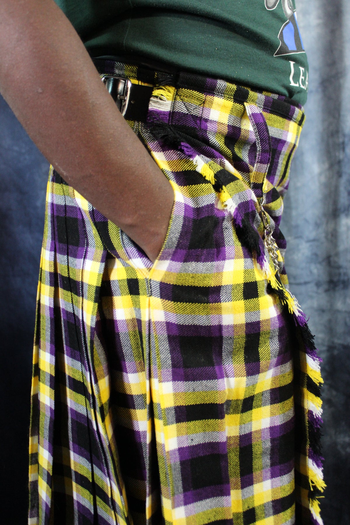 Non-Binary Pride Tartan Kilt - view 2