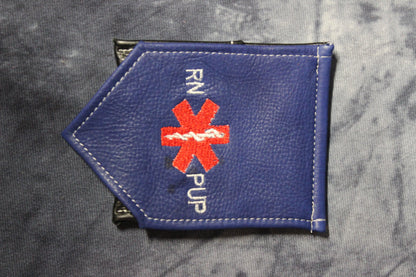 Nurse Pup Pocket Flag - front view