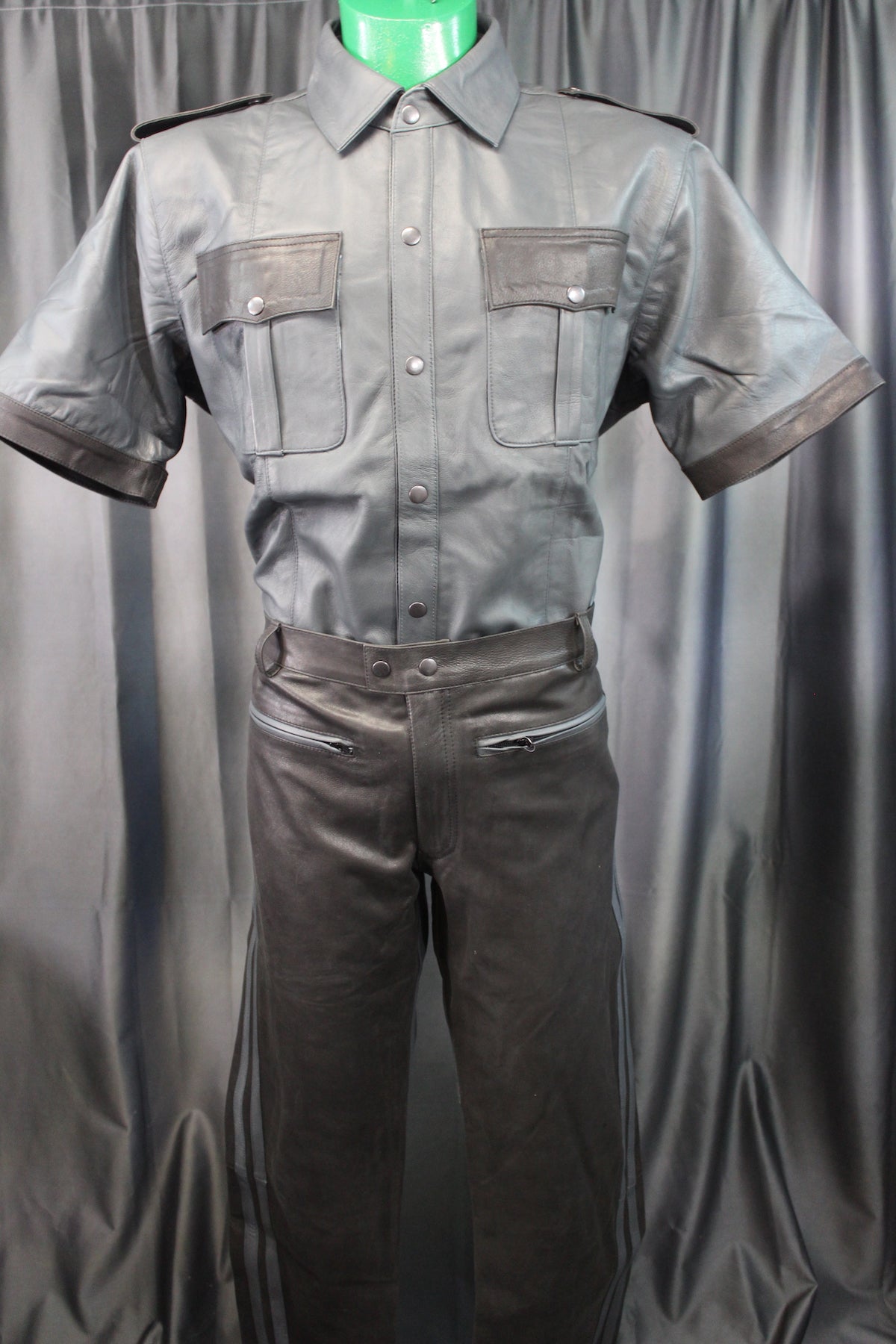 Formal Leather Shirts by The Otter and The Fox - front view