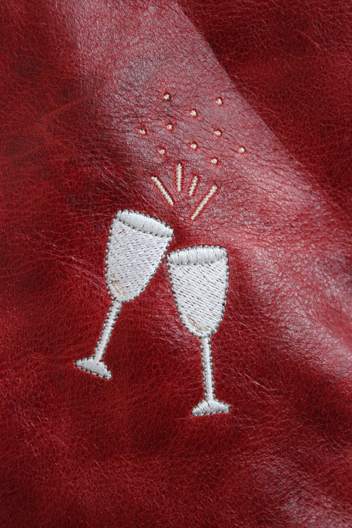 Leather Christmas Stockings - 100% Hand Made in the USA. Monogramming available. - view 18