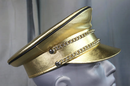 OnF Muir Cap in Gold with Black Trim - view 4