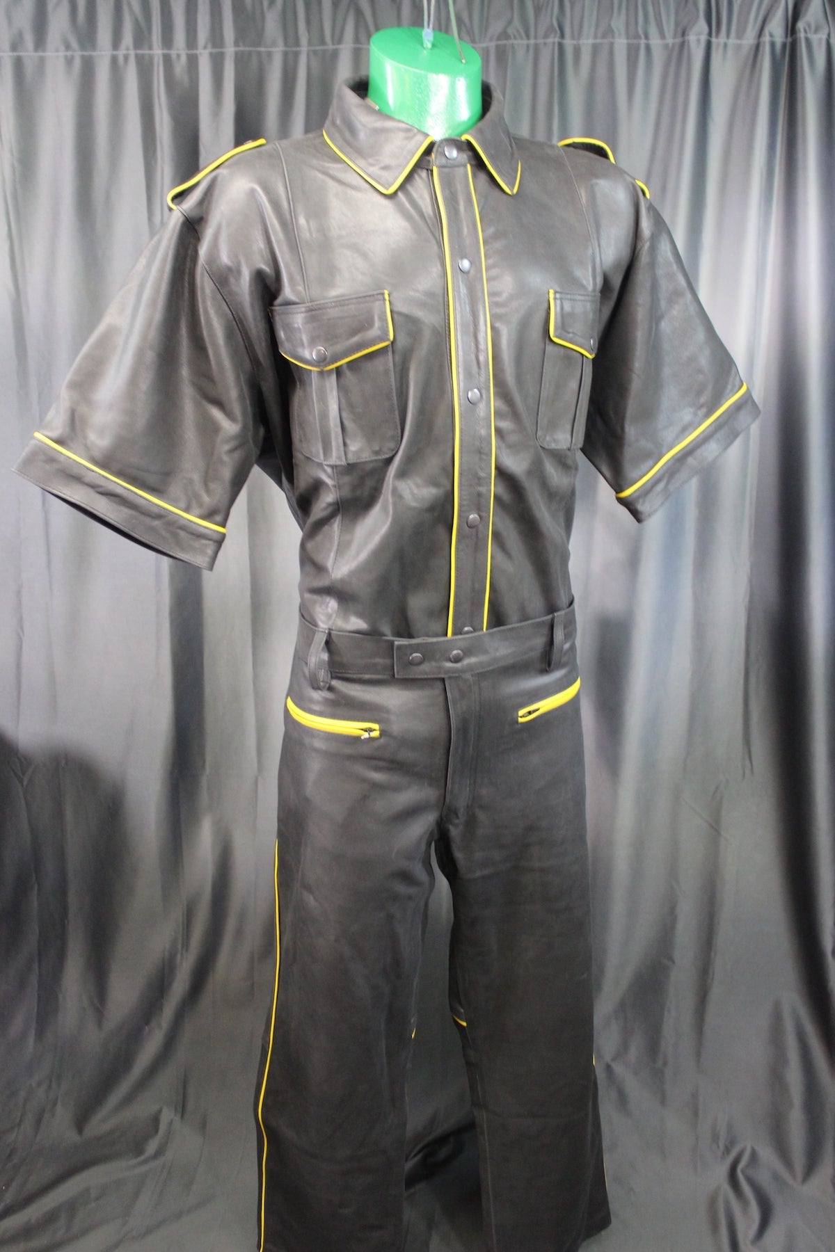 Formal Leather Shirts with Pinstriping by The Otter and The Fox - view 4