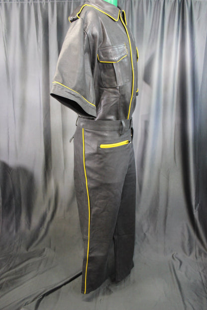 Formal Leather Shirts with Pinstriping by The Otter and The Fox - view 5