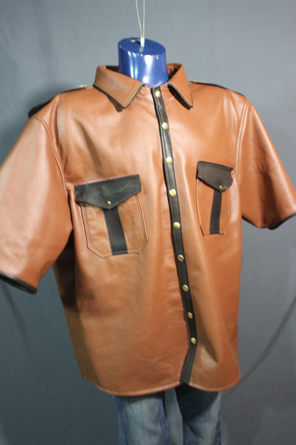 Formal Leather Dress Shirt - view 38