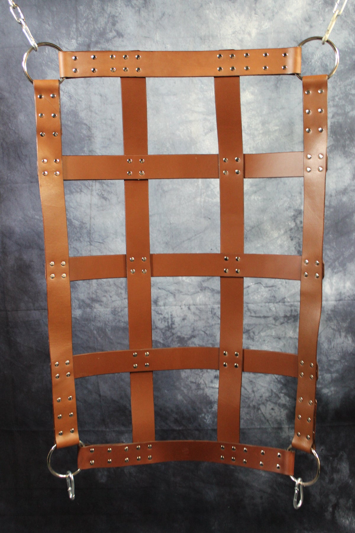 Classic Webbed Leather Sling - front view