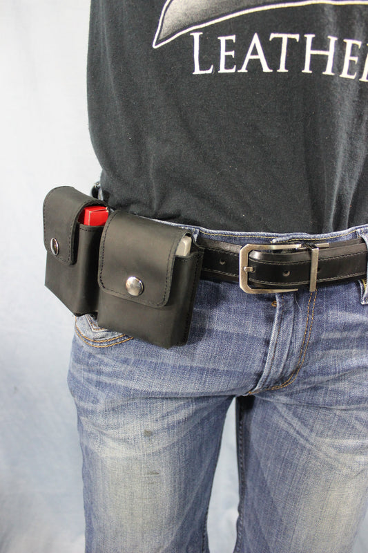 Double Card Deck Case Holster - front view