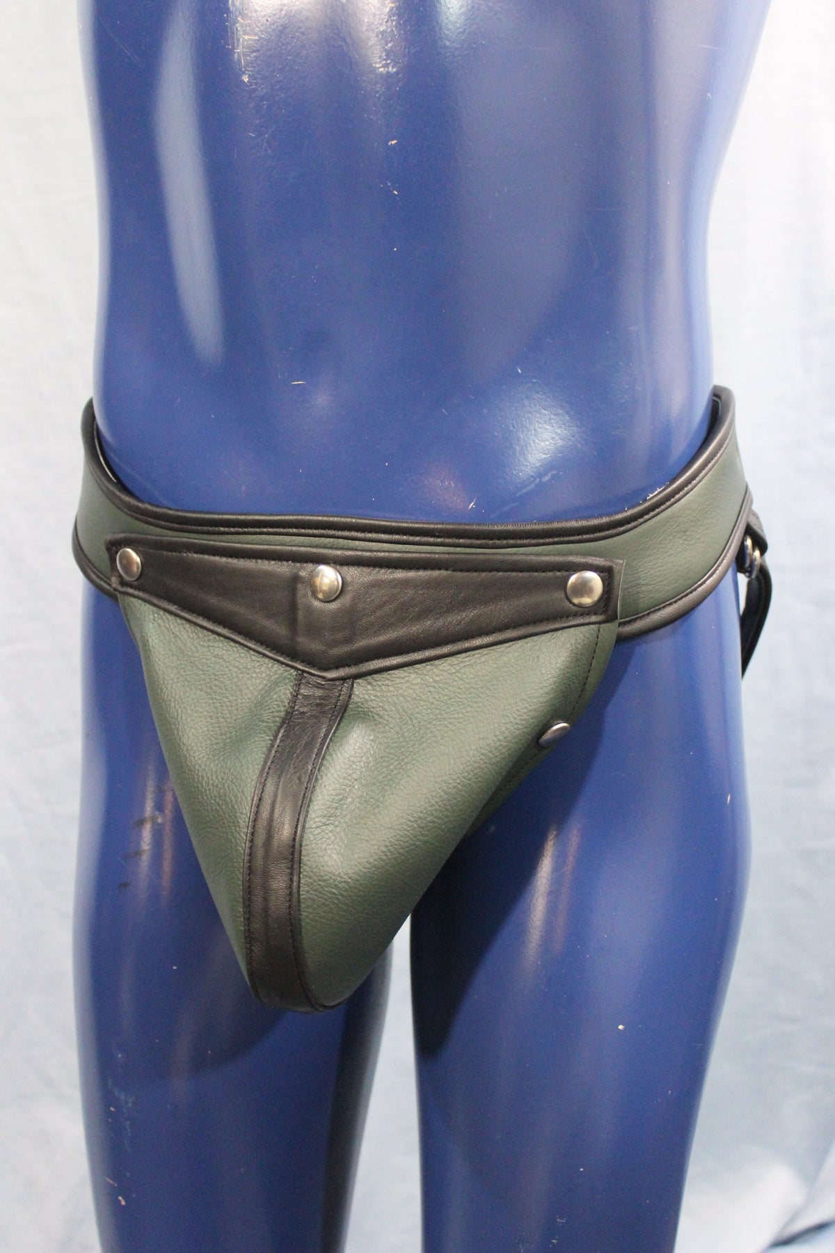 Two Toned Waistband Jock with Interchangeable Codpiece - view 7