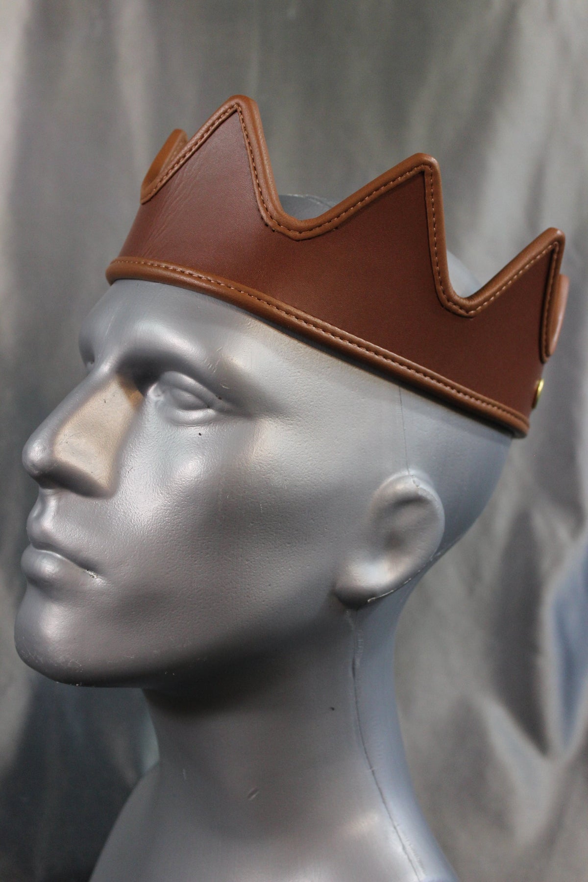 Leather Crown with Colored Edging - view 7