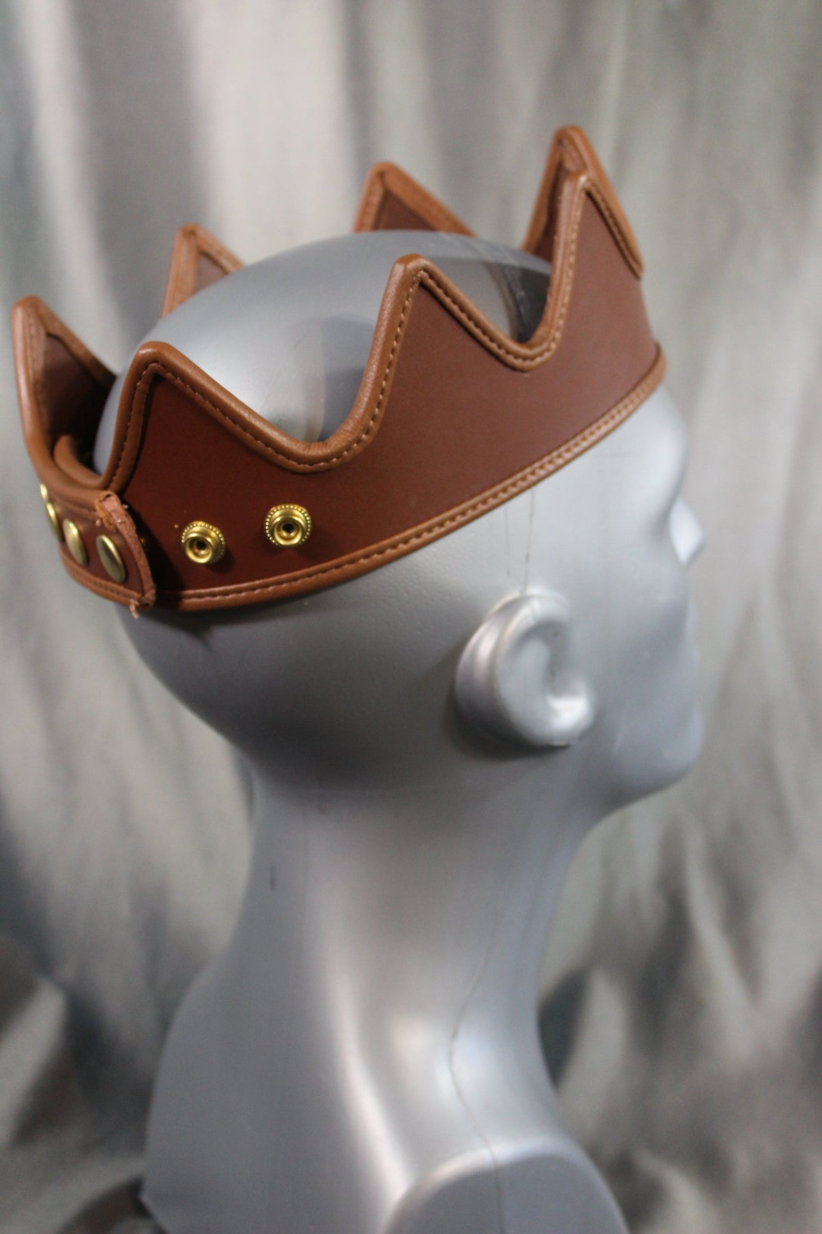 Leather Crown with Colored Edging - view 10