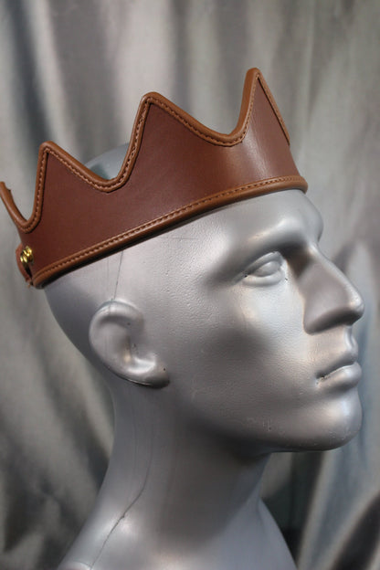 Leather Crown with Colored Edging - view 9