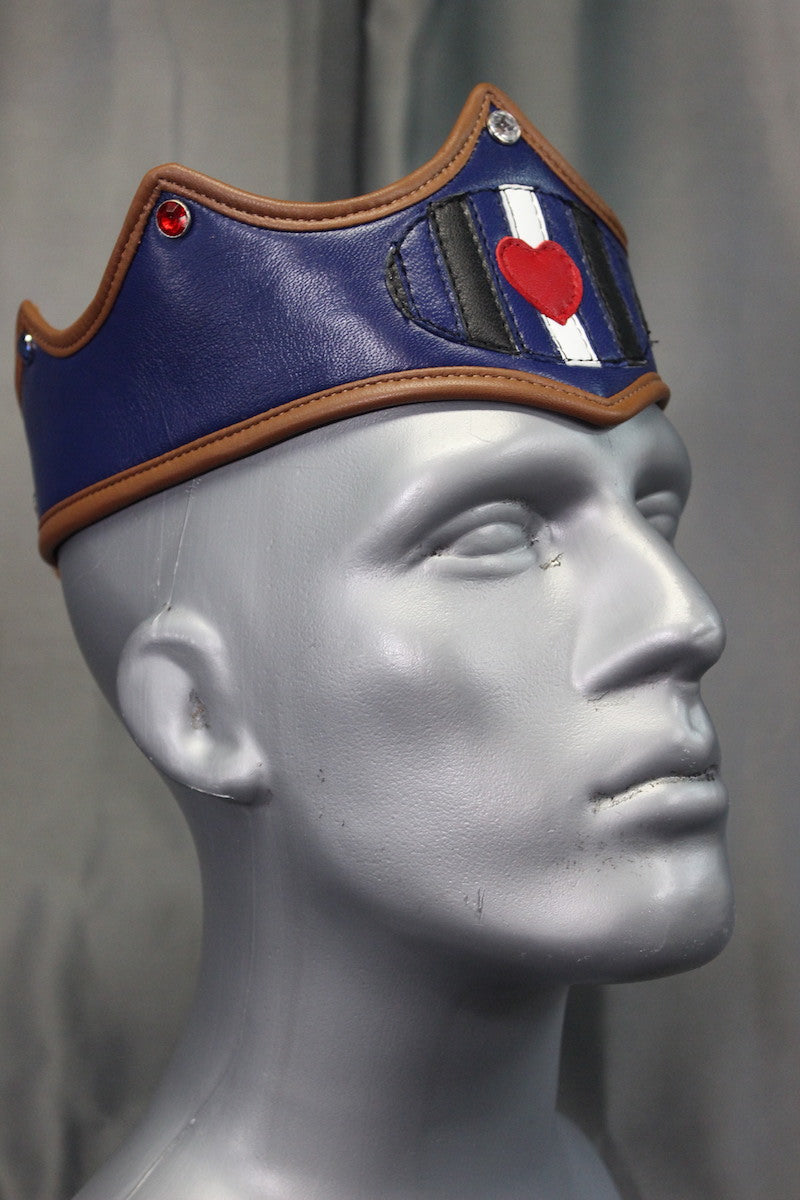 Leather Pride Flag Crown - view 2