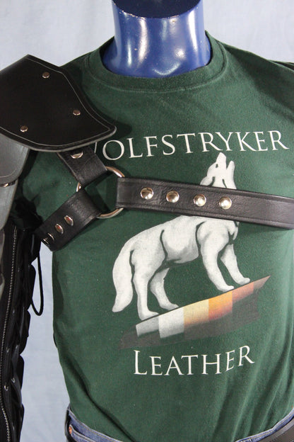 Scale Arm Armor with Gladiator Harness - view 2