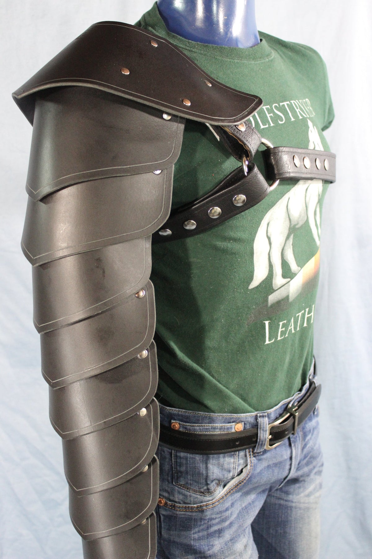 Scale Arm Armor with Gladiator Harness - view 3