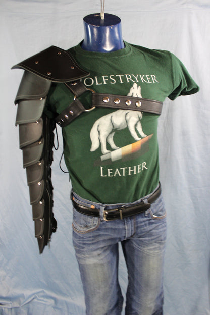 Scale Arm Armor with Gladiator Harness - view 4