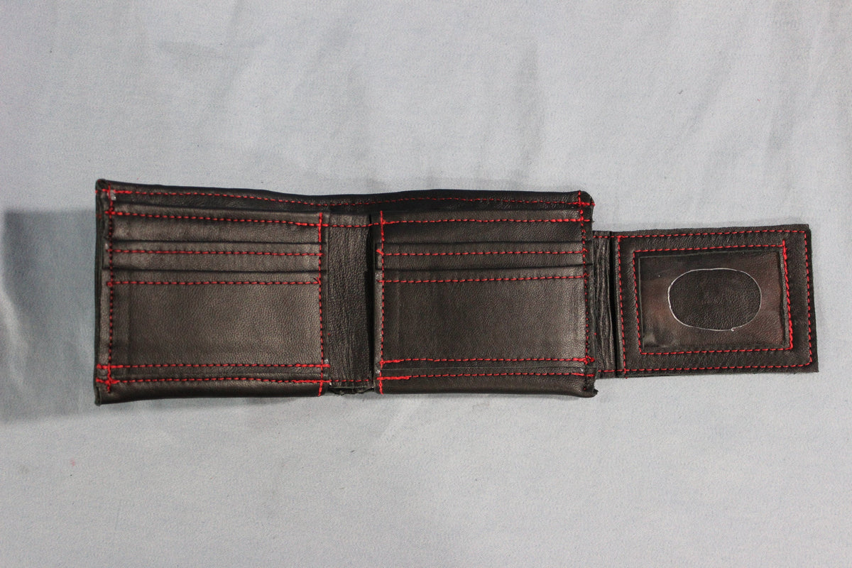 Bi-fold Red & Black Stingray Wallet - view 5