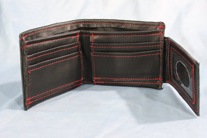 Bi-fold Red & Black Stingray Wallet - view 4