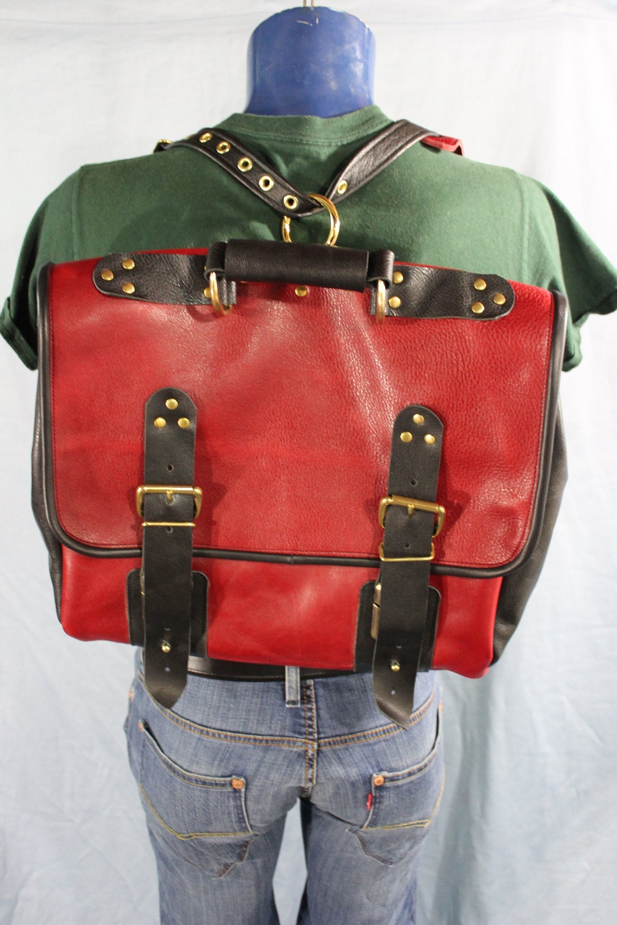Leather Messenger Bag - view 7