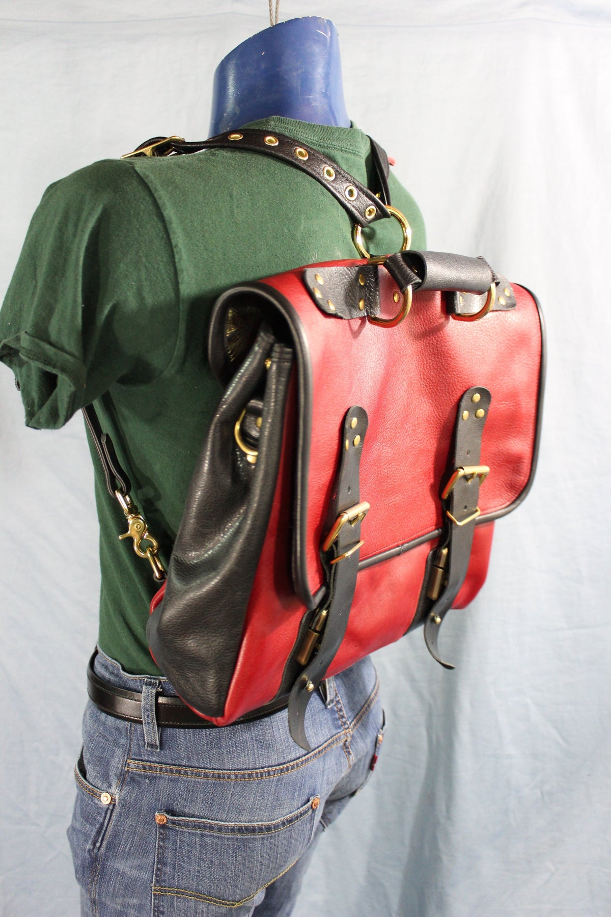 Leather Messenger Bag - view 6