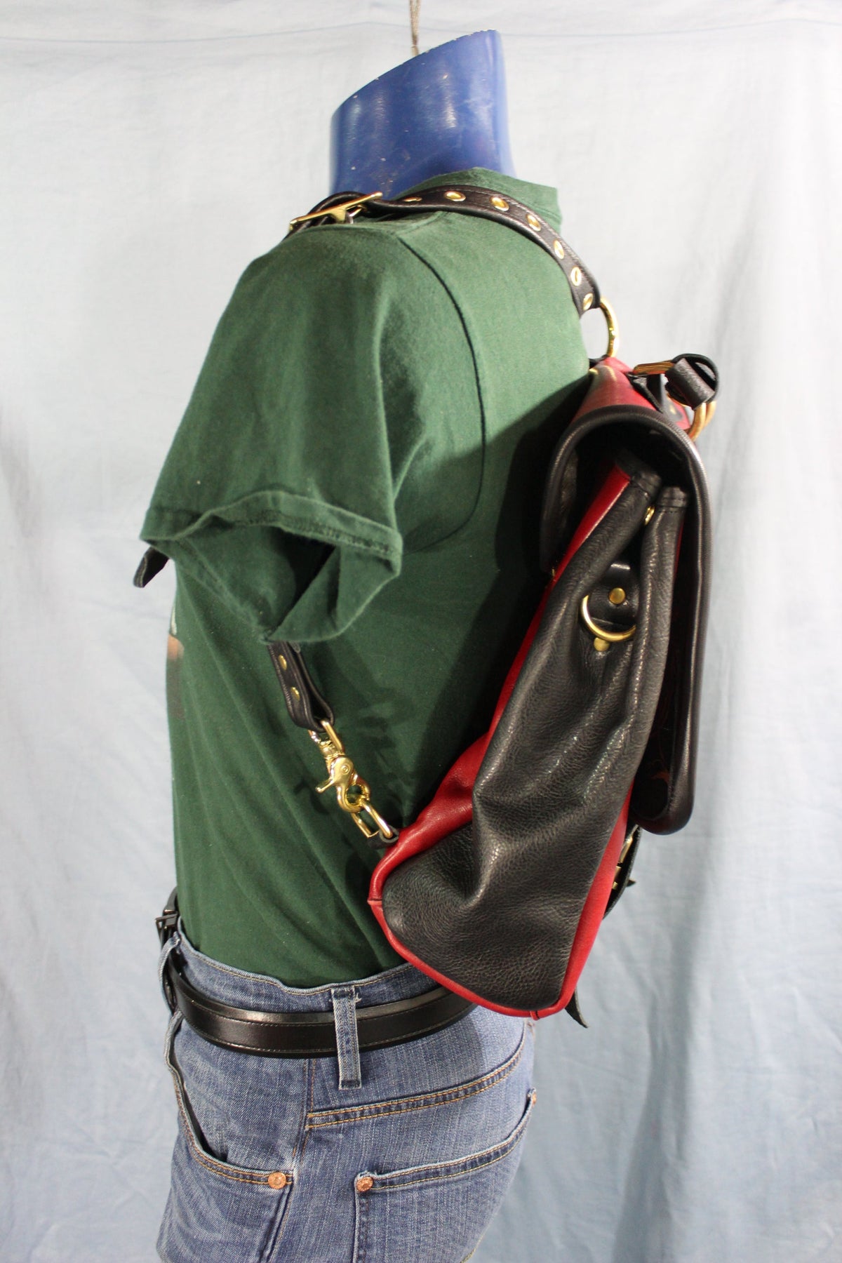 Leather Messenger Bag - view 5