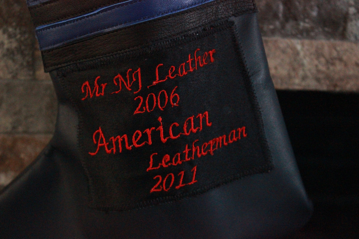 Leather Christmas Stockings - 100% Hand Made in the USA. Monogramming available. - view 22