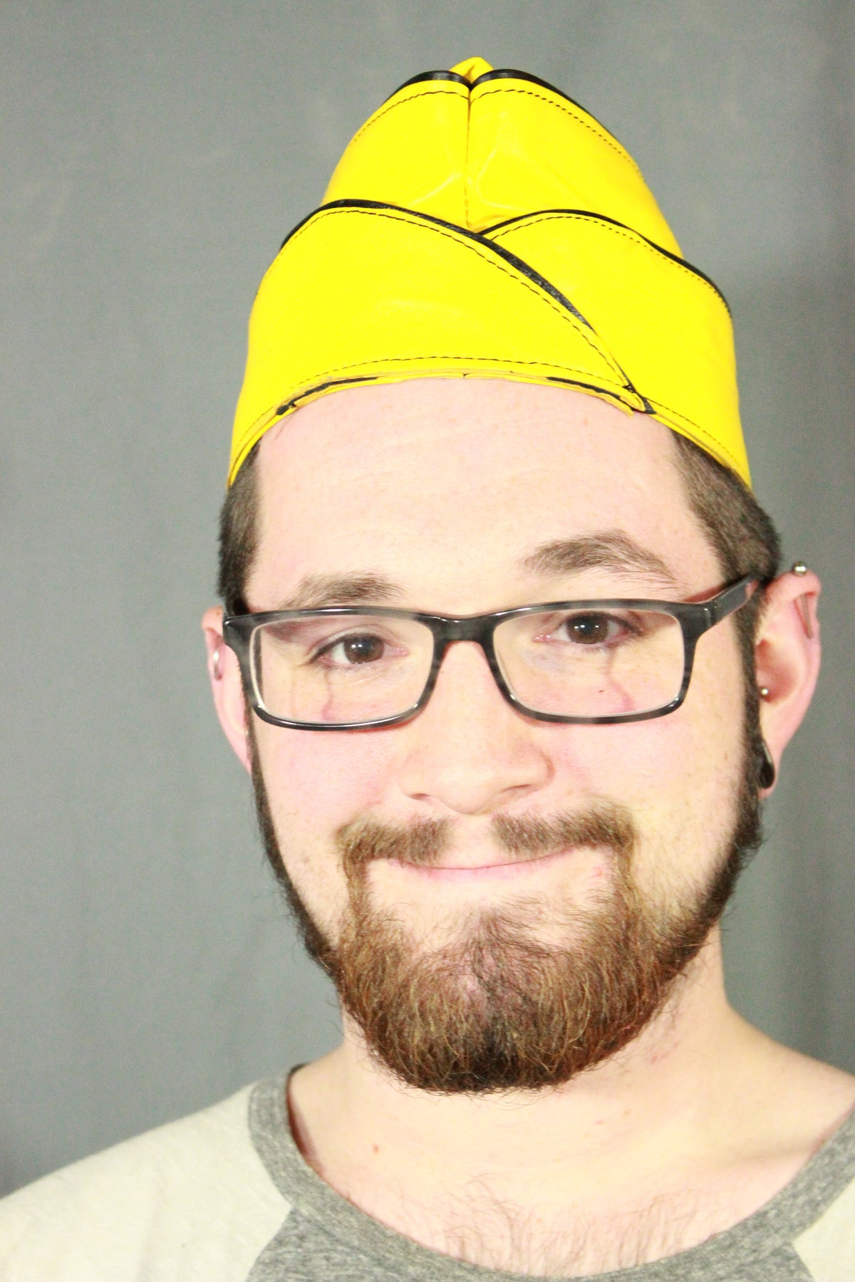 Leather Garrison Cap - view 3