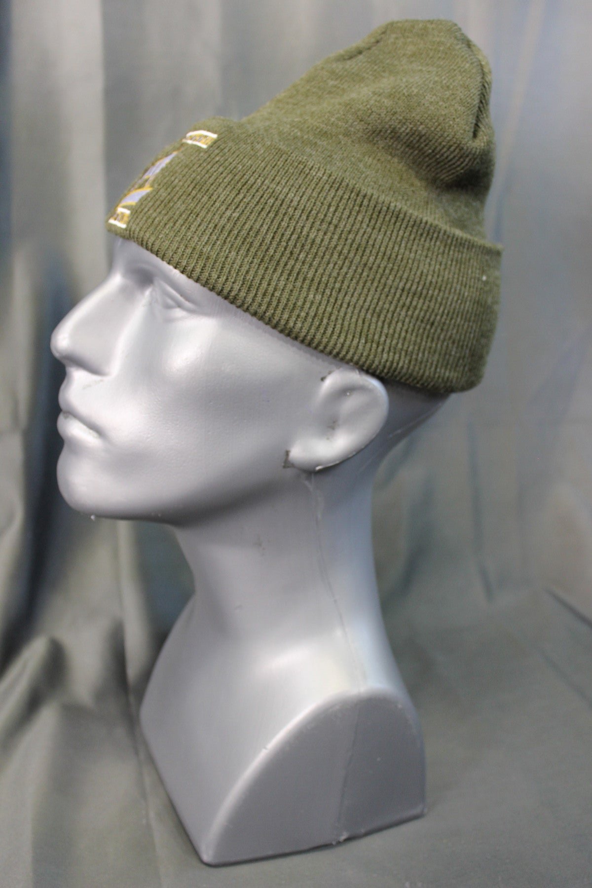 Wolfstryker Green Knitted Beanie - view 2